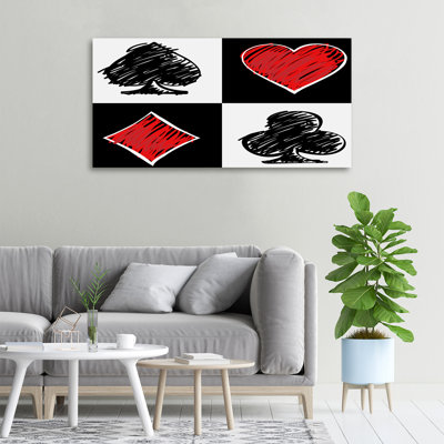Card Colours - Wrapped Canvas Print