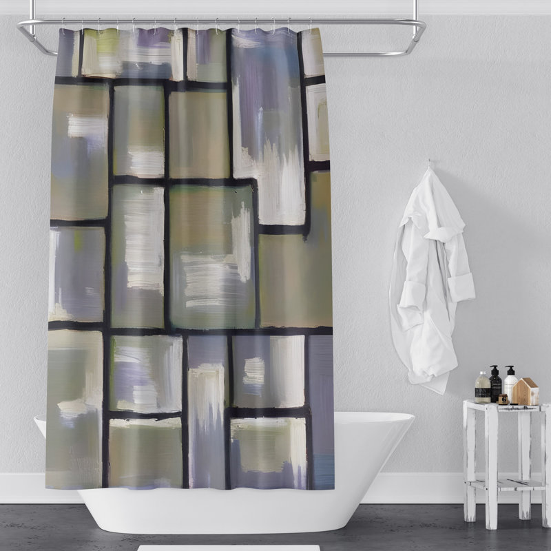 Rideau de douche Currelly, H 72 po x l 70 po