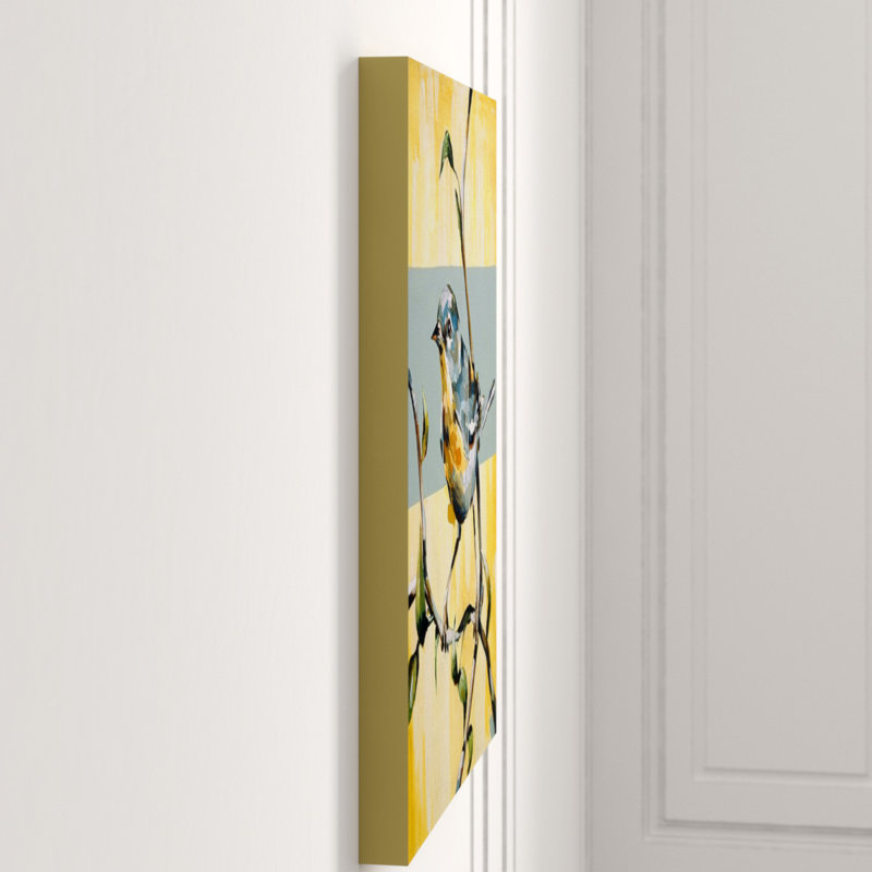 Warbler A Painting by Chelsea Art Studio, Glass Coat, 32" H x 24" W x 1.5" D