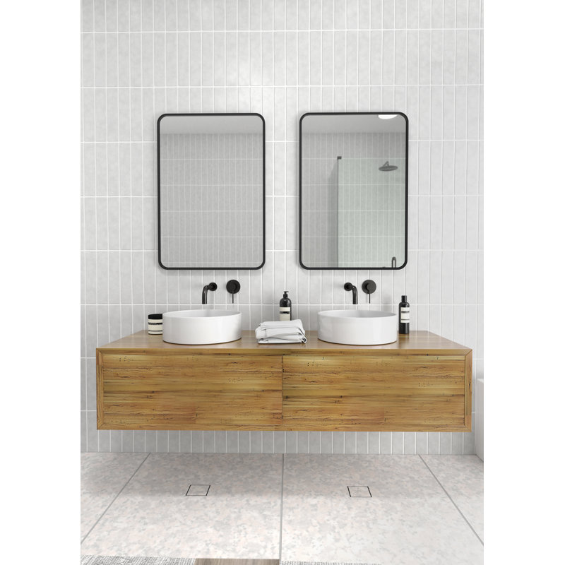 Trinity Metal Mirror, Black