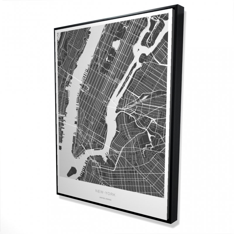 " New York Graphic Map "