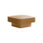 Table basse 31,5 "carrée avec rangement Table d'appoint en bois massif plaqué en bois massif pour salon, chambre à coucher, appartement ou bureau-902211007