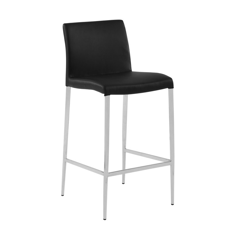 Tabouret de comptoir 26 po Waldburg, Noir