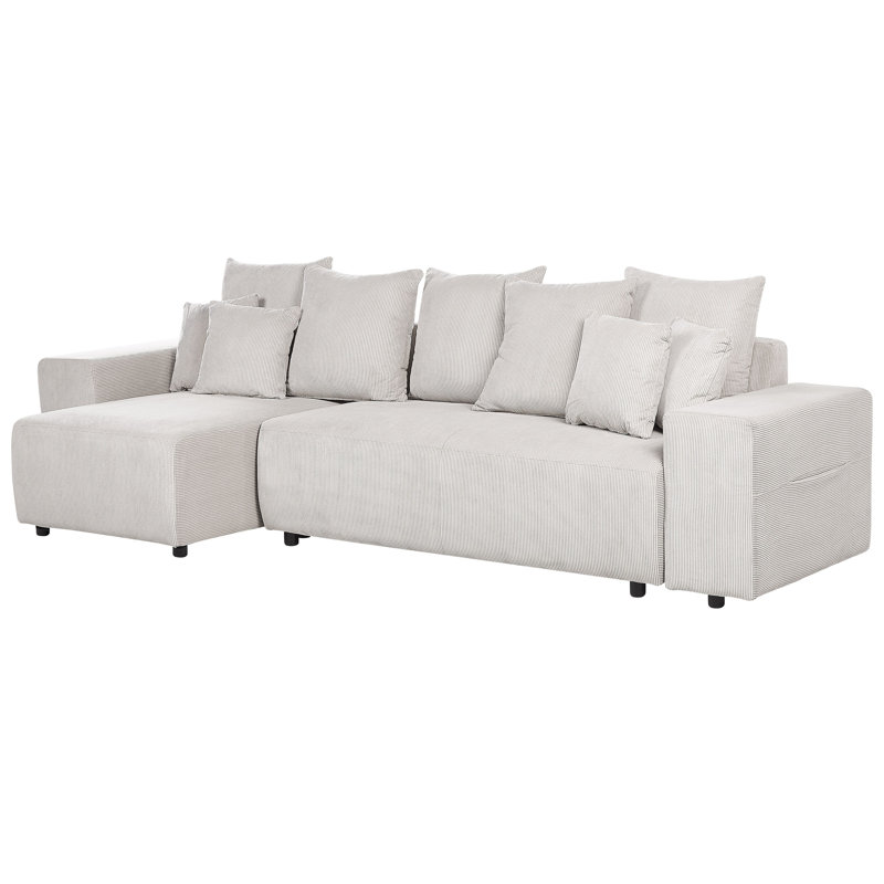 Alyxs Corduroy Sofa Bed, Left Hand Facing