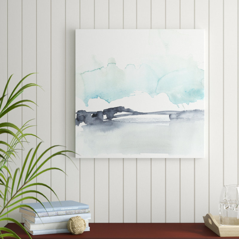 Snow Line VI by Jennifer Goldberger - Wrapped Canvas Painting, 76cm H x 76cm W