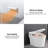 Smart Toilet Bidet Combo With Foot Sensor Open Cover/Seat, LED Display, Self-Cleaning Nozzle, Heated Seat, Night Light, Knob Control, Soft Close, Auto Flush, With Remote Control