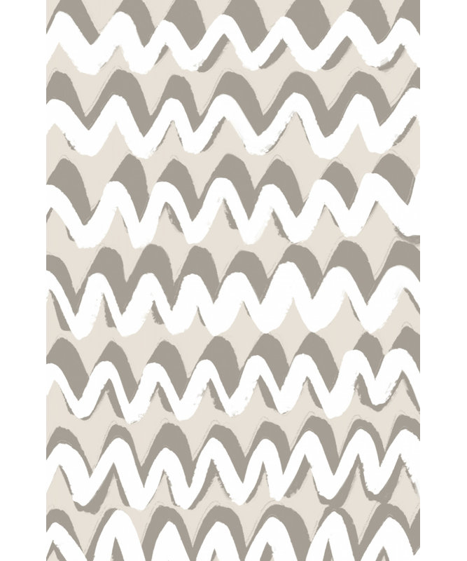 Beige ZigZag Pattern, 50.8 cm H x 76.2 cm W