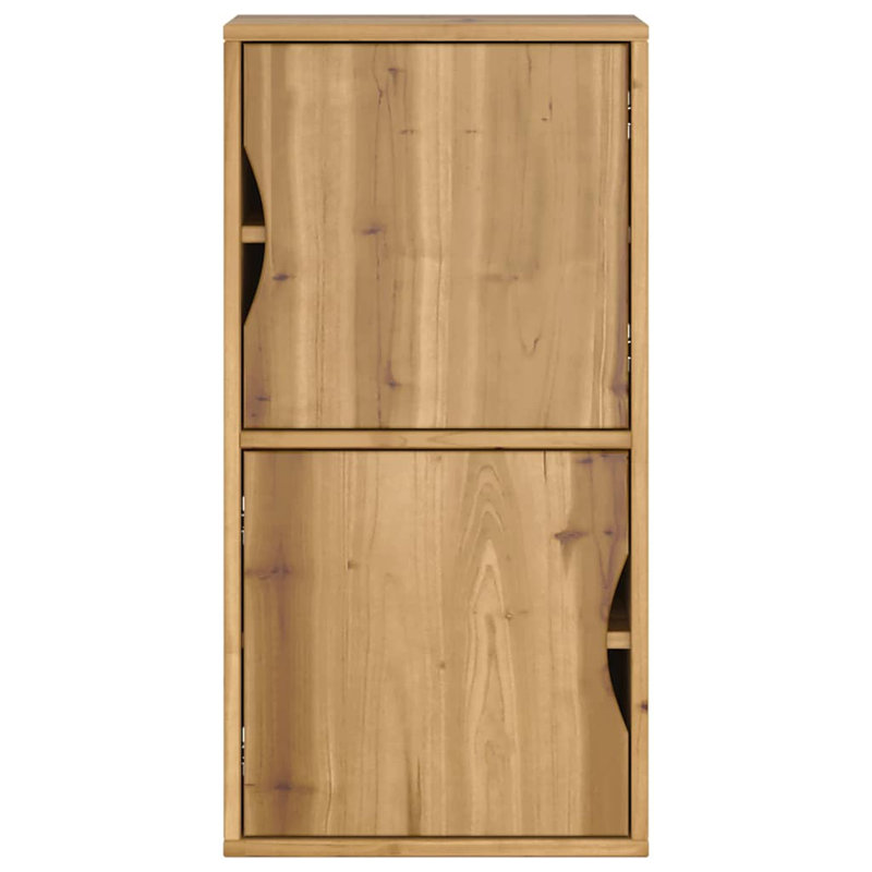 Soleigh Rectangle Accent Cabinet, Brown/White/Pink