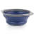 Oster Bluemarine Collapsible Round Plastic Colander In Blue