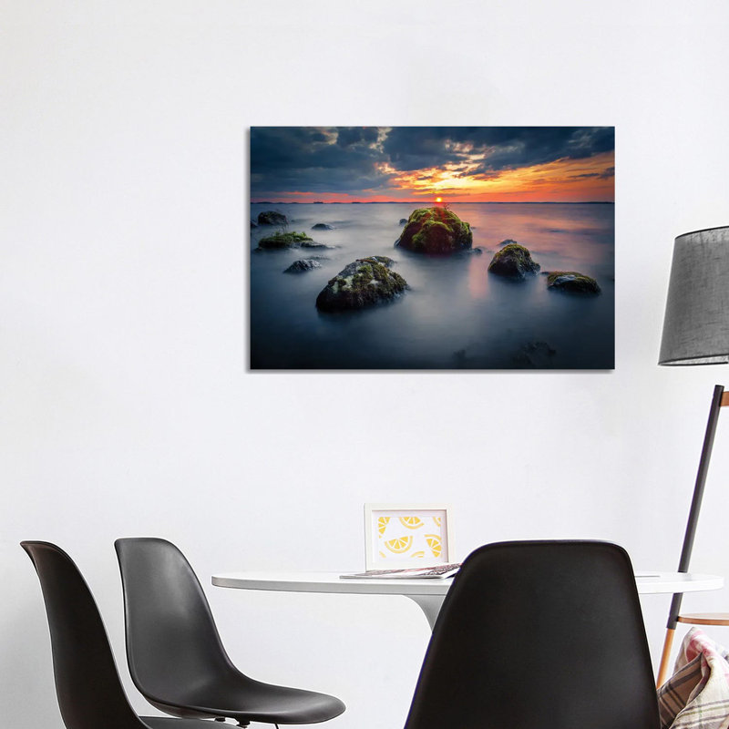 Evening at Vanajanniemi 1 Piece Wrapped Canvas Wall Art, 101.6 cm H x 66.04 cm W x 3.175 cm D