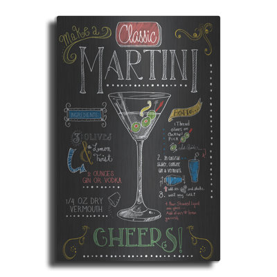 «Martini» par Fiona Stokes-Gilbert, art mural en métal