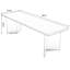 Bureau rectangulaire brun en bois massif-108516522