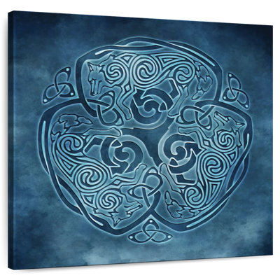 Kerner Celtic Knot Totem Wolf