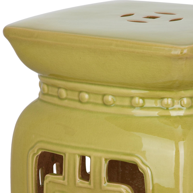 Tabouret de jardin Amedee, Vert printemps