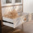 White + Burlywood Solid Wood Display Cases