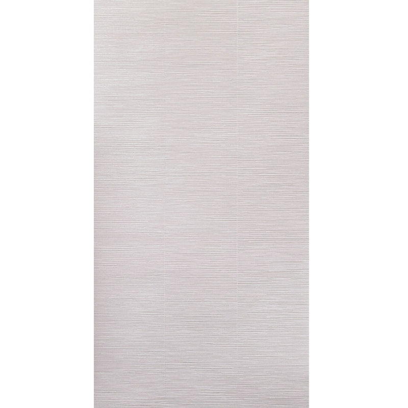 Rouleau de papier peint rayé rose perle crème texturé