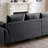 Kurumi Upholstered U-Shaped Sectional with Ottoman Symmetrical-406233225