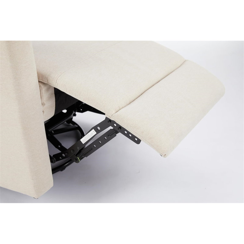 Chaise berçante pivotante, Beige