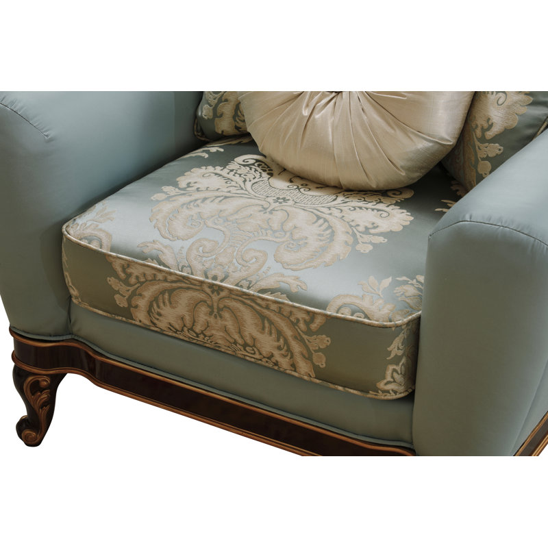 Abbacchio 5-piece Sofa Set, Blue and White