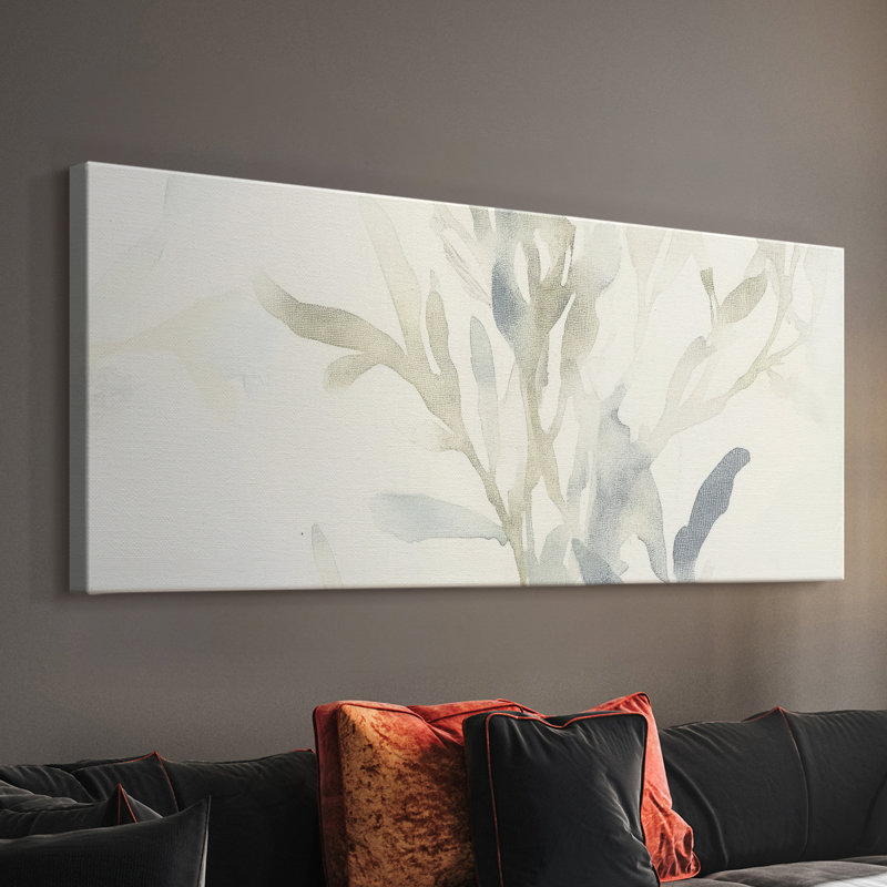 Botanical Series-CCSCXVVII- Toile tendue avec châssis - Prêt à être accroché, H 12 po x l 30 po