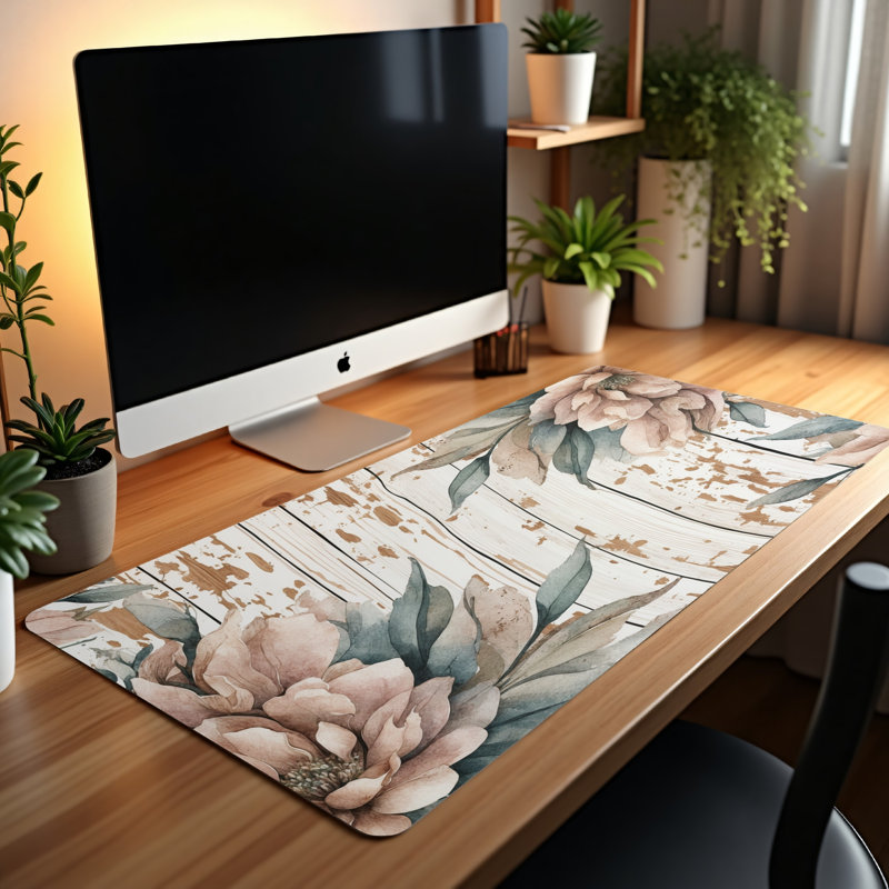 Polyester Desk Pad, 31.5x15.5