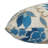 Blue Vine with Knife Edge Accent Pillow