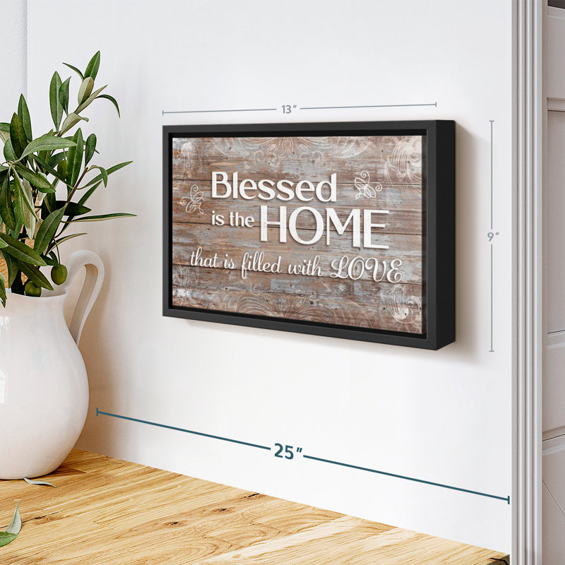 «Home Fills With Love», art mural, H 9 po x l 13 po