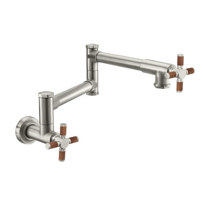Descanso Pot Filler Dual Handle Wall Mount