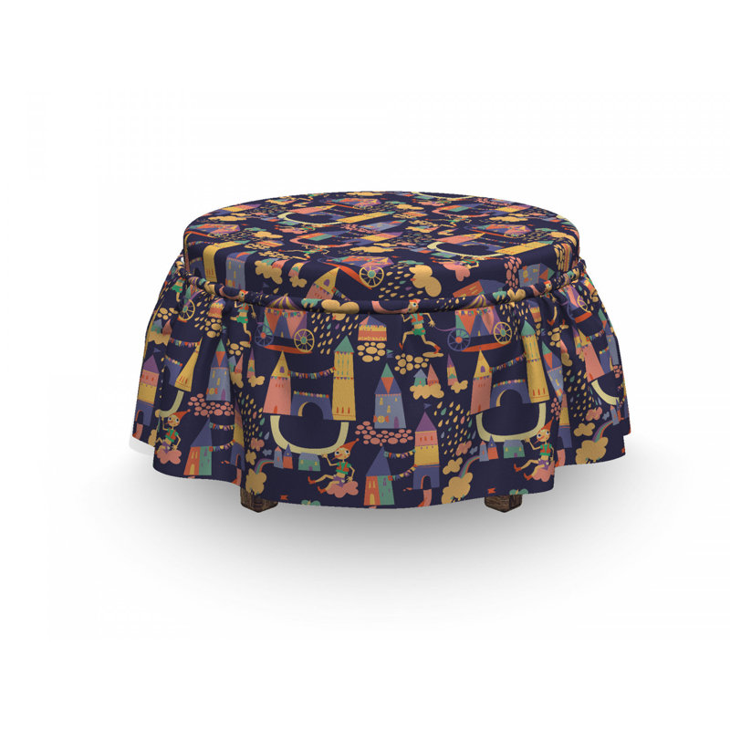Housse pour de repose-pieds cirque doodles