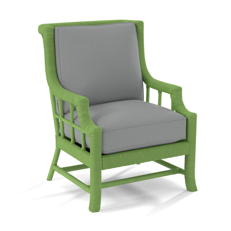 Fauteuil Lafayette, Tissu performance bleu clair; 0851-55, Pacific