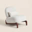 Méridienne Mid-Century moderne avec base traîneau-2091424736