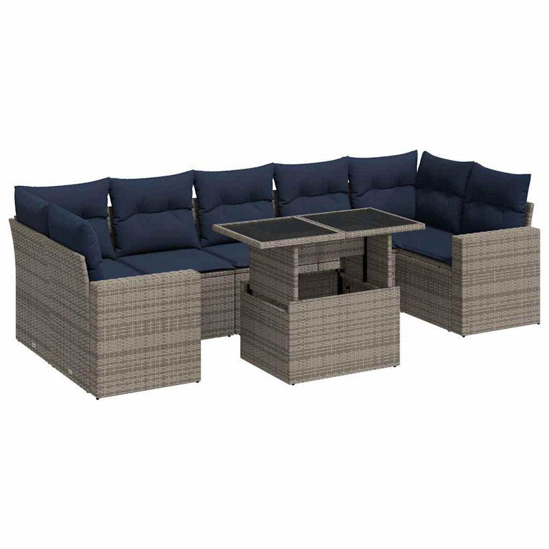 62cm Wide Patio Sofa with Cushions
