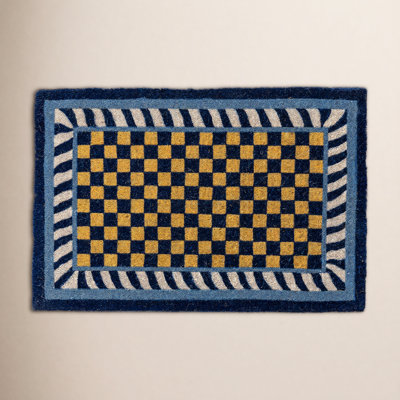 MacKenzie-Childs Royal Check Doormat
