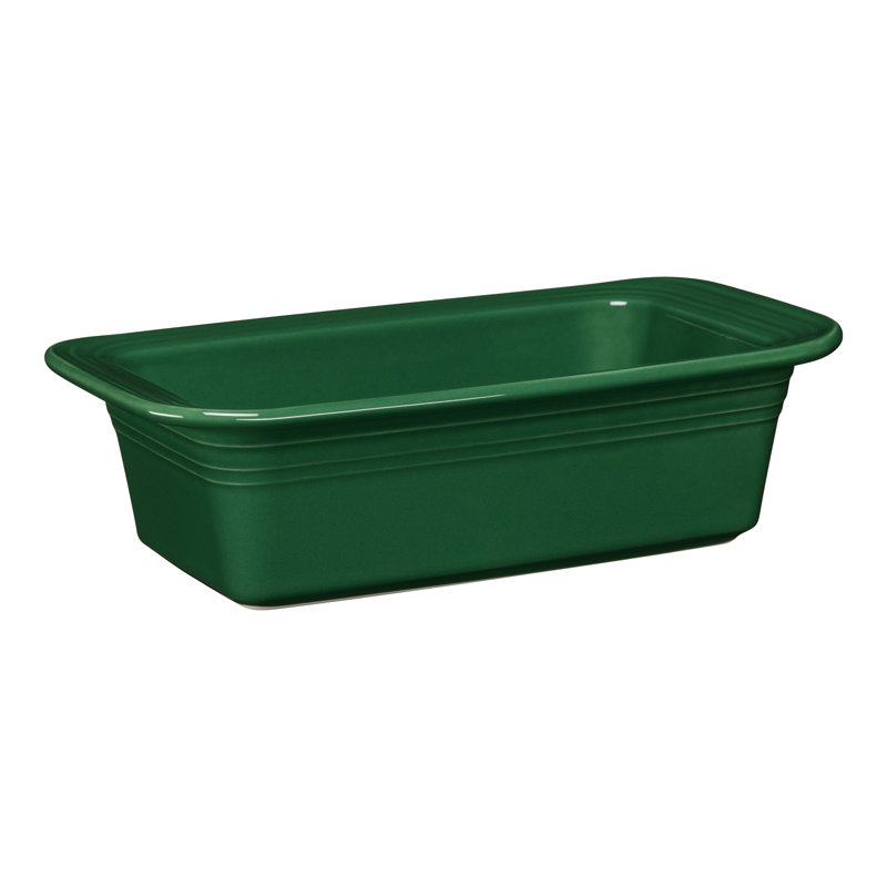 Fiesta 10 3/4 Inch x 5 3/4 Inch Loaf Pan Baker 1.4 Quarts, Jade