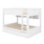 Système de lit superposé multifonctionnel, équipé de tablettes de rangement, de tiroirs sous le lit et d'un éclairage à DEL décoratif-805950155