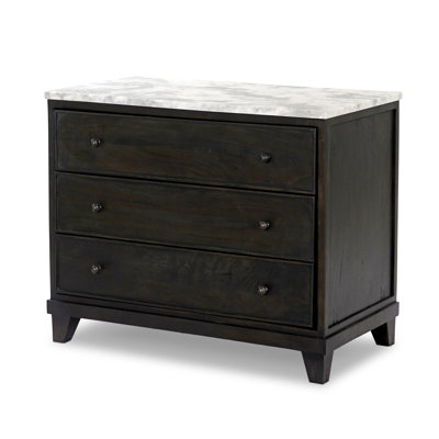 Odette Nightstand-antique Belgium Bleach