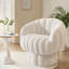 Fauteuil demi-tonneau pivotant rembourré avec coussin (ensemble de 2)-595003031