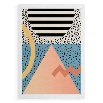 Modern Memphis I -Canvas Print Only - NOT FRAMED