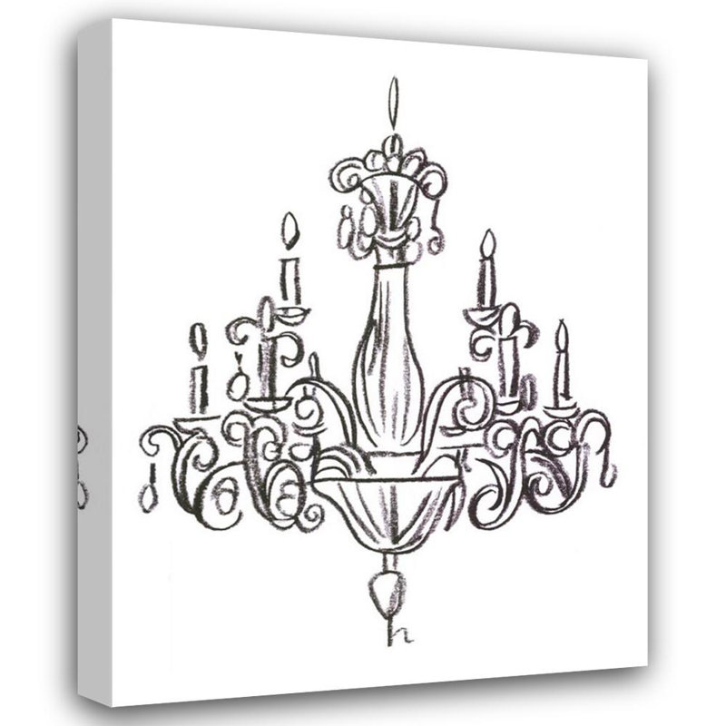 Lustre graphique I, H 24 po x l 19 po