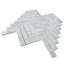 Polished Marble Herringbone / Chevron Mosaic Wall & Floor Tile