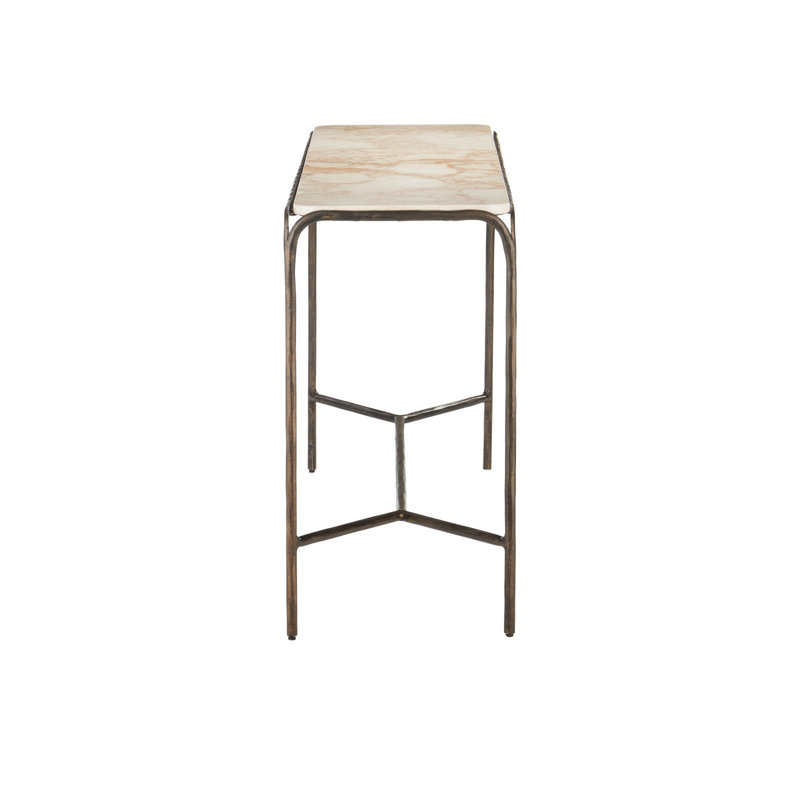 Crema 60'' W Marble Console Table