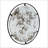 Theodor Mirror With Industrial Design Round Mirror With Metal Frame For Wall Decor & Entryway Console Lean Against Wall