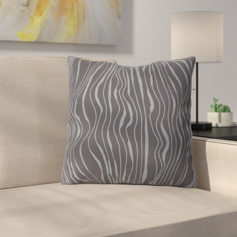 Camilla Foss Ebb and Flow Throw Pillow, 16" x 16"