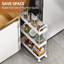 Taranto 66.55cm H x 40.1cm W Utility Cart with Wheels-468437869