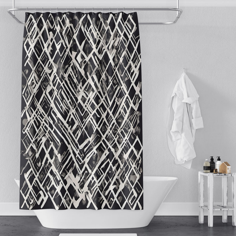 Odetta Shower Curtain, 72" H x 70" W