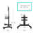 ONKRON Single Screen Floor Stand Mount