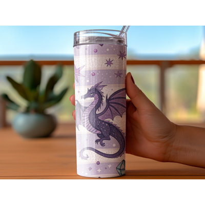 Choose Handmade Tumblers 591 mL Vacuum Insulated Stainless Steel (18/8) Travel Tumbler with Straw