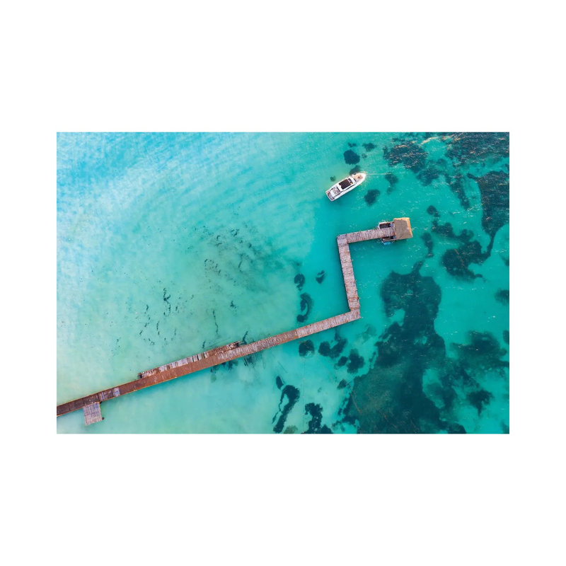 Dock by Jonathan Ross Photography - Wrapped Canvas Print, 20.32 cm H x 30.48 cm W