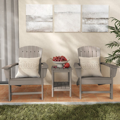 Chaise Adirondack pour l'extérieur Hdpe (ensemble de 2)