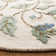 Autumn Martha Stewart Hand Tufted Wool/Viscose Floral Rug in Colonial Blue